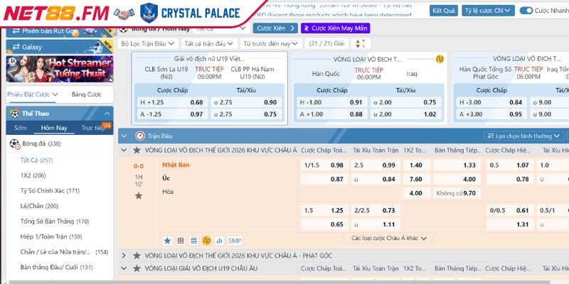 C Sports Net88 | Sảnh Cá Cược Hàng Đầu Cho Bet Thủ 3 Cá cược thể thao trực tuyến