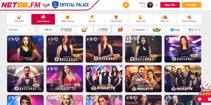 Casino ViVo Gaming Net88 | Trải Nghiệm Cược Đỉnh Cao 2 Tổng quan về ViVo Gaming